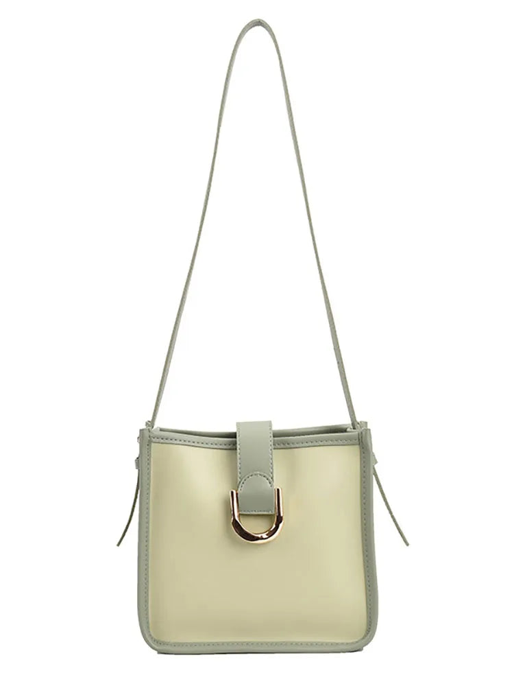 Shoulder Crossbody Bag Women's Square Bucket Totes