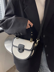 Women's Flap Crossbody Bag Pu Leather Top Handle Shoulder Handbag