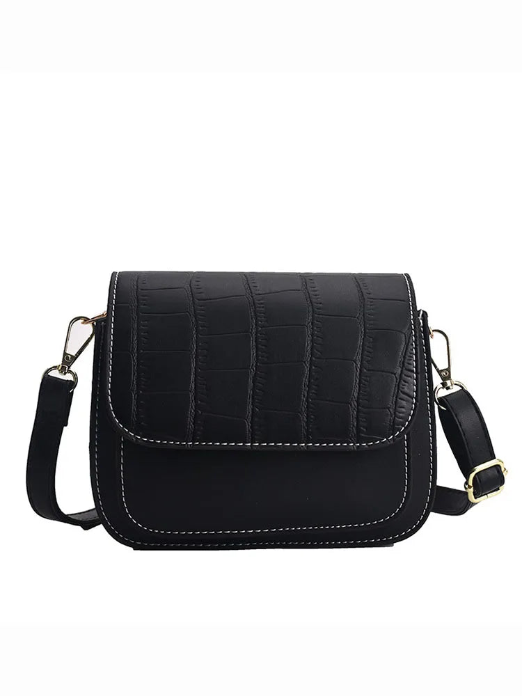 Contrast Flap Women's Shoulder Bag Crossbody Bags for Women
