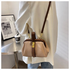 Spring PU Leather Women's Small Tote Handbag Shoulder Messenger Bag Purses