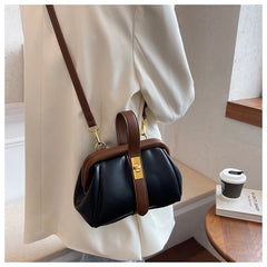 Spring PU Leather Women's Small Tote Handbag Shoulder Messenger Bag Purses
