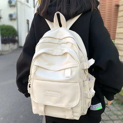 Female Waterproof College Backpack Lady Laptop Backpack Book Girl Travel Student
