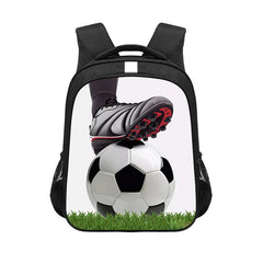 Kids Soccer Backpack Boys School Bag Student Bookbag