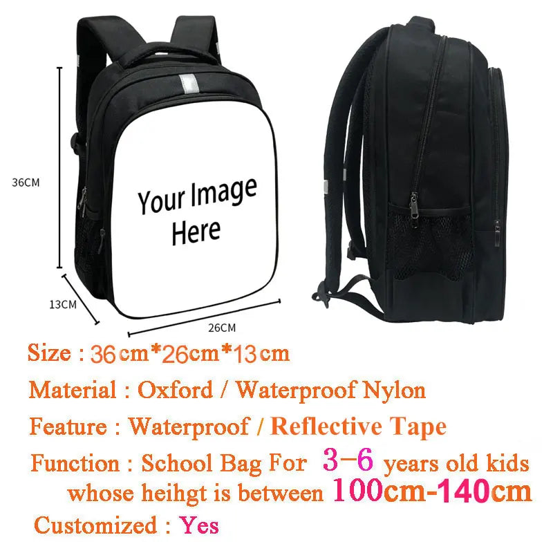 Kids Soccer Backpack Boys School Bag Student Bookbag