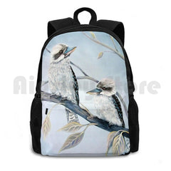 Kookaburras Hiking Backpack Waterproof Camping Nature Decorative