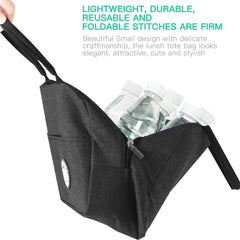 Cooler Bags Picture Print Zipper Thermal Lunch Bag Women Portable Fridge