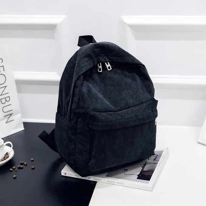 Corduroy Women's School Backpack