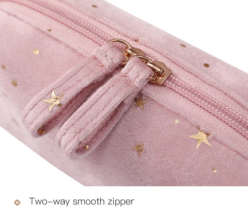 Cosmetic Bag Star Patterns Makeup Bag Storage Case Blue/Pink/Khaki
