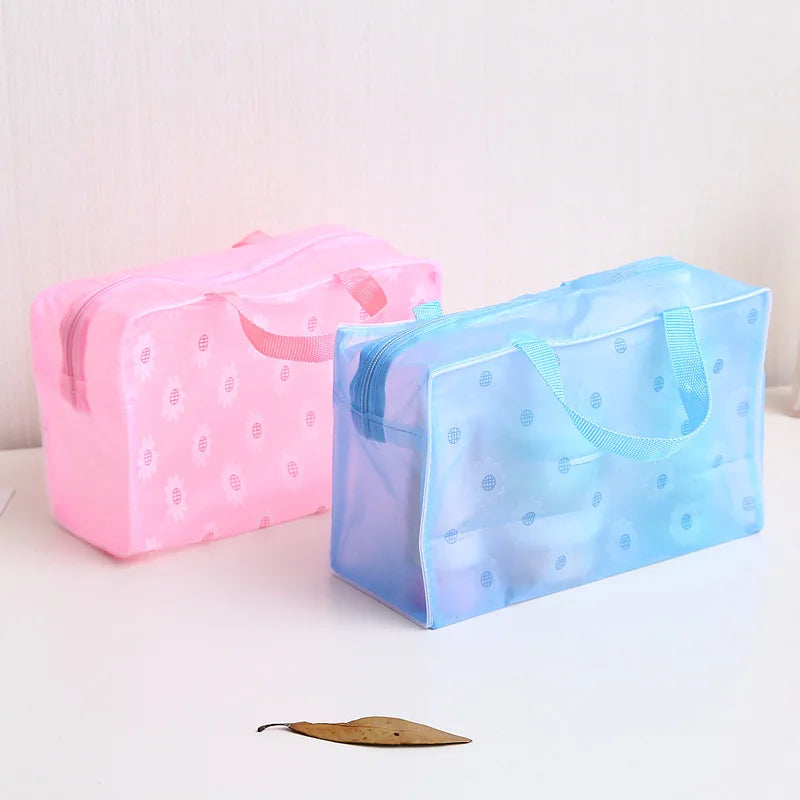 Transparent PVC Travel Cosmetics Bag