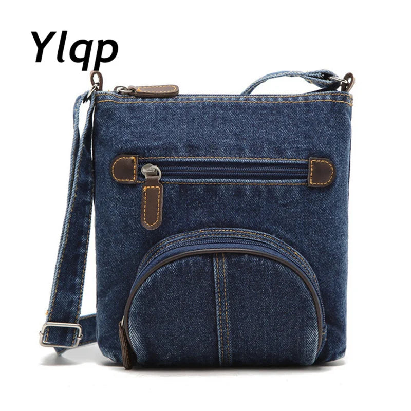 Cotton Denim Women Handbag Designers Female Shoulder Bags Women Messenger Bags M