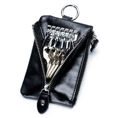 Cow Leather Key Holder Bag Organizer Car Key Case Pouch Wallet