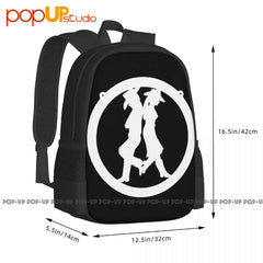 Cowboy Cowgirl Western Line Dance Backpack Large Capacity Style 3D Printing