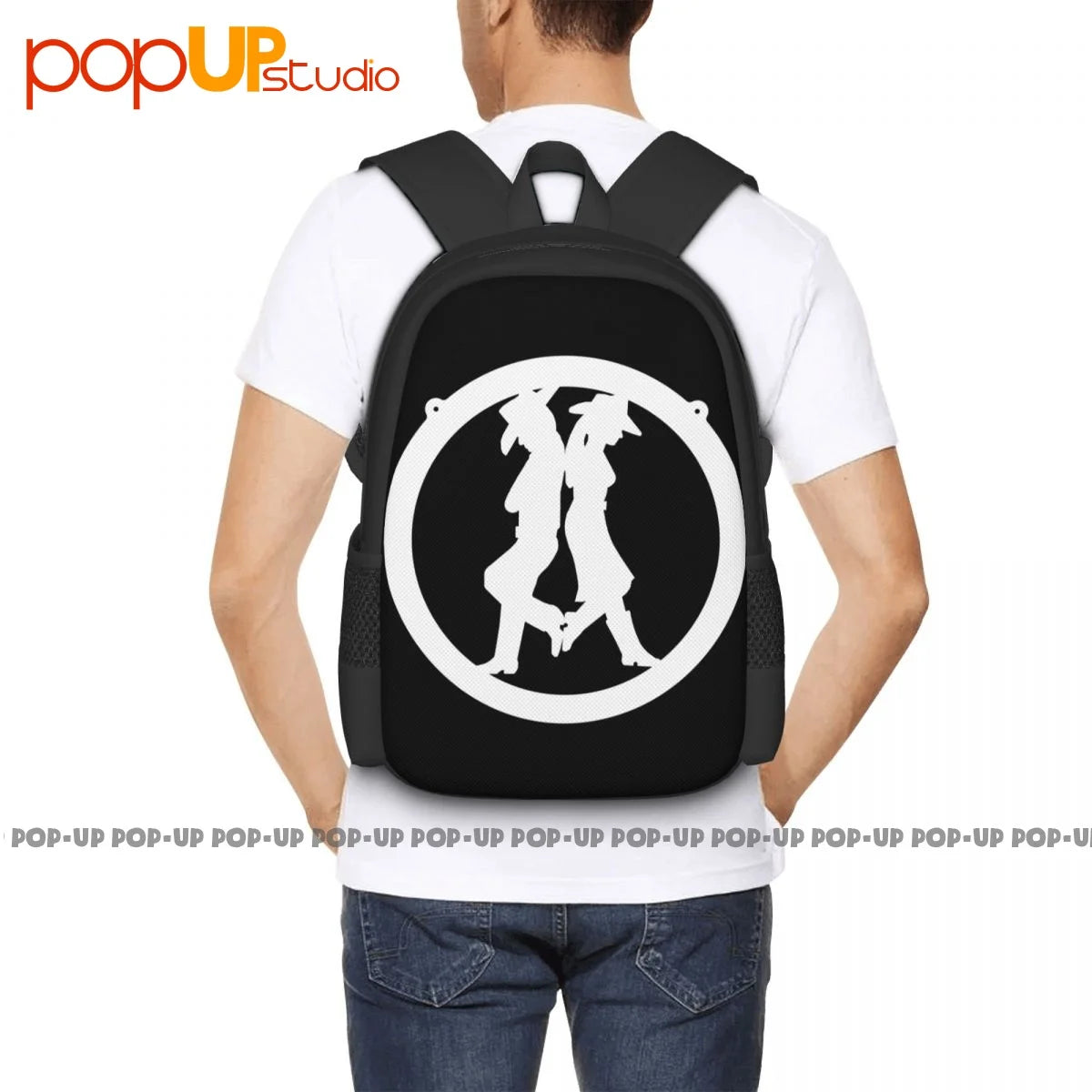 Cowboy Cowgirl Western Line Dance Backpack Large Capacity Style 3D Printing
