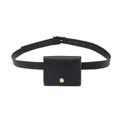 Animal Pattern Waist Belt Bag PU Leather Money Purse Chest Pack