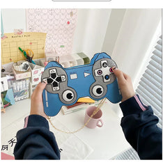 Creative Personality Fun Game Machine Pu Messenger Bag Women