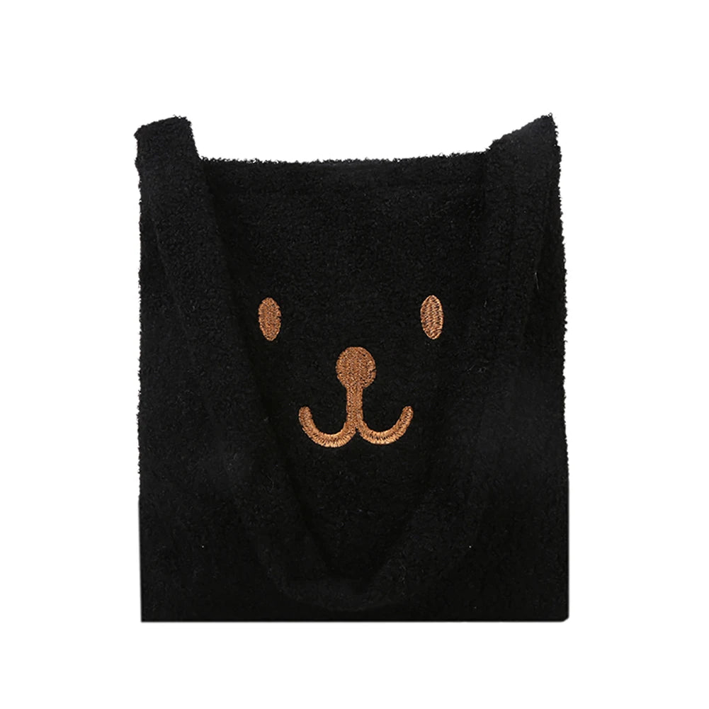 Fluffy Square Cover Shoulder Bag for Women