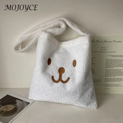Fluffy Square Cover Shoulder Bag for Women