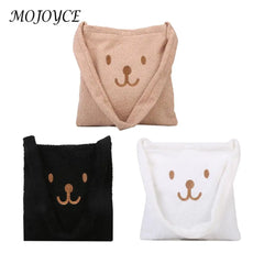 Fluffy Square Cover Shoulder Bag for Women