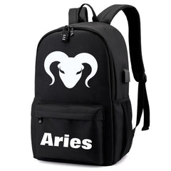 12 Constellation Canvas Backpack for Kids