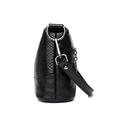 Crocodile Pattern Shoulder Bag Women Vintage Look Messenger Bag