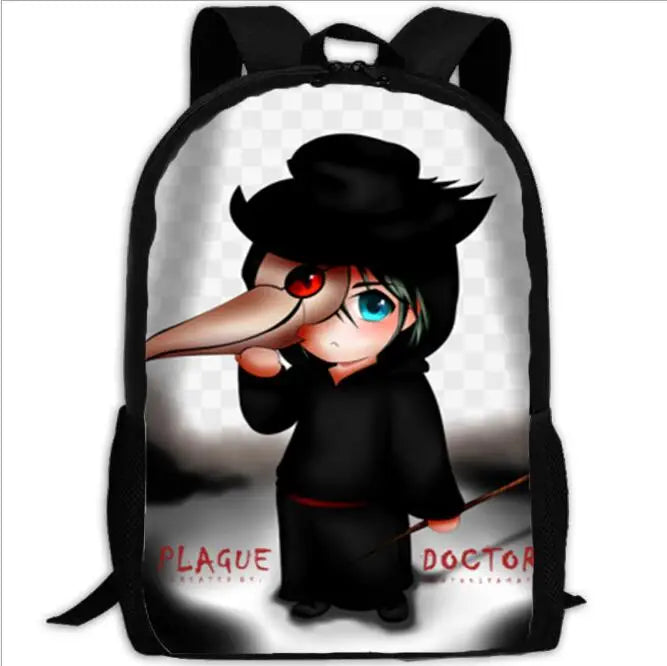 Plague Doctor Shoulder Bag for Primary School Students