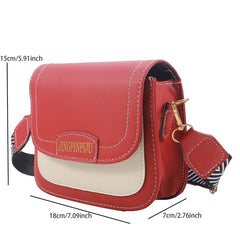 Crossbody Bags Women PU Leather Shoulder Small Square Bag Mobile Phone Bag