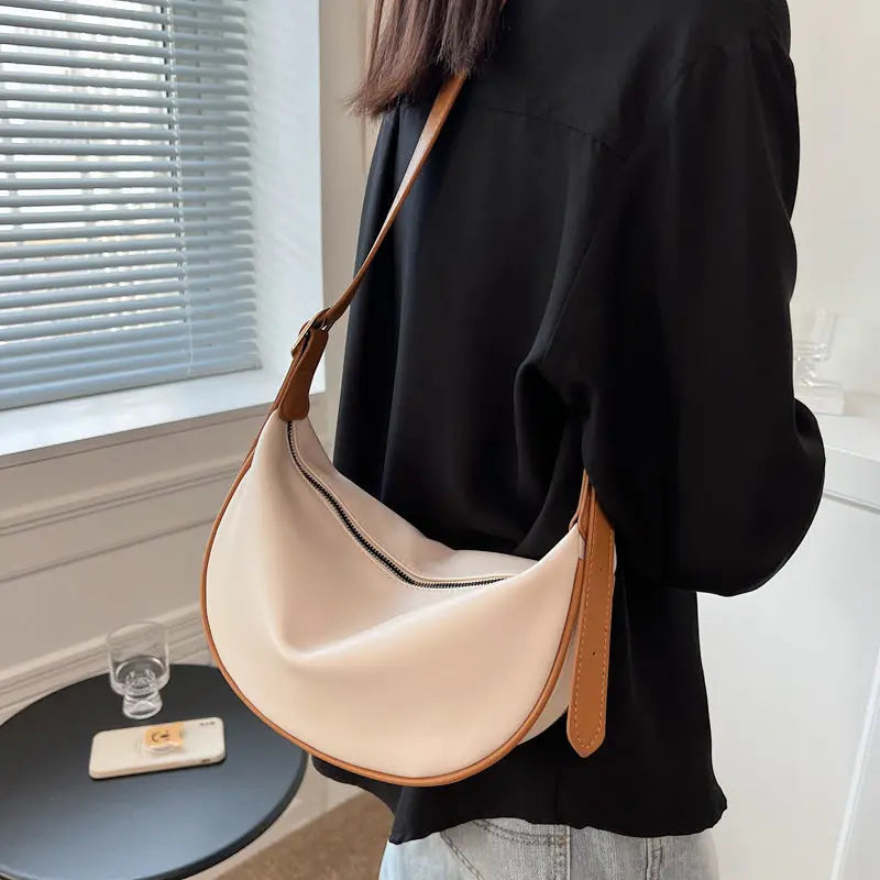 Women's Soft Leather Crossbody Chest Bag Small Handbags
