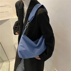 Nylon Crossbody Bag Women Handbag Chain Messenger Shoulder Bag