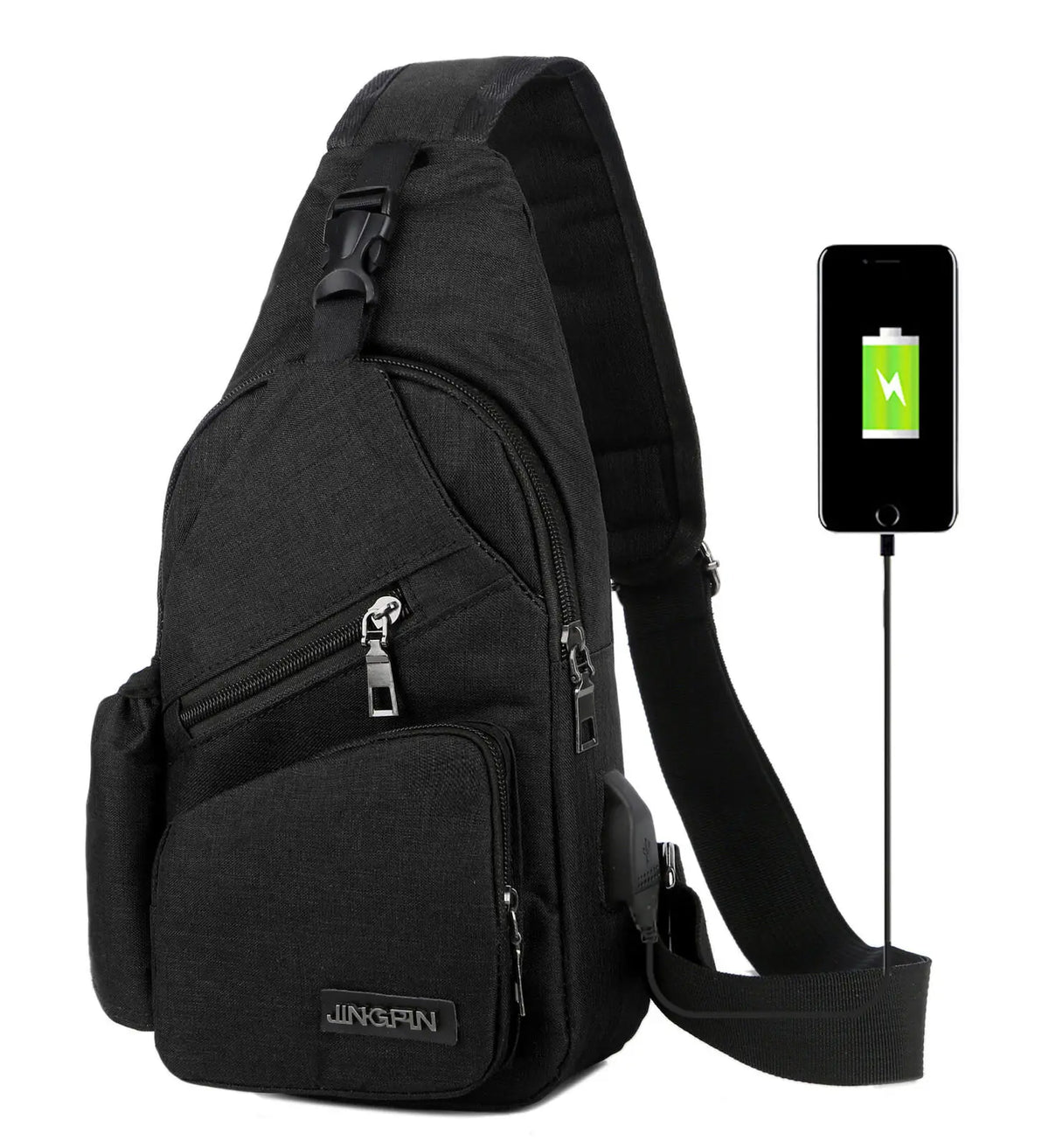 Waterproof Crossbody Bag Small Chest Pack Sport Shoulder Sling Backpack