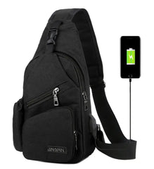 Waterproof Crossbody Bag Small Chest Pack Sport Shoulder Sling Backpack