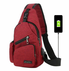 Waterproof Crossbody Bag Small Chest Pack Sport Shoulder Sling Backpack