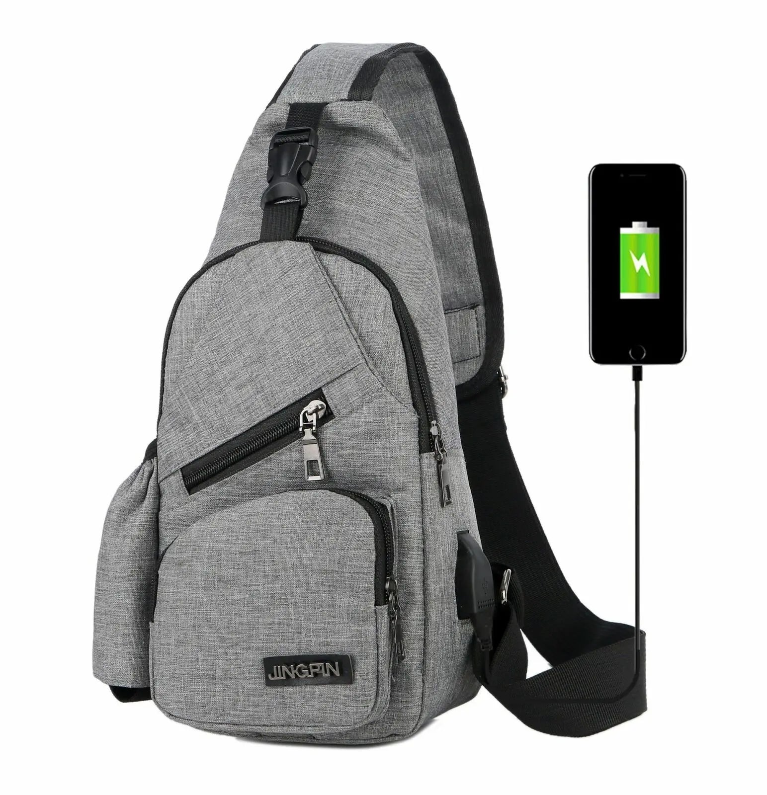 Waterproof Crossbody Bag Small Chest Pack Sport Shoulder Sling Backpack