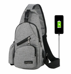 Waterproof Crossbody Bag Small Chest Pack Sport Shoulder Sling Backpack