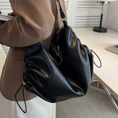 Large Capacity Crossbody Bag Soft PU leather Shoulder Bag