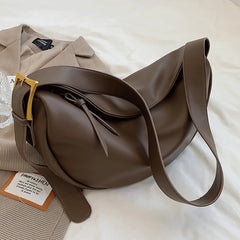 Vintage Crossbody Bag Large Capacity Soft Shoulder Handbag