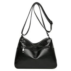 Large Capacity Crossbody Bag Soft Shoulder Travel Handbag Vintage Sac
