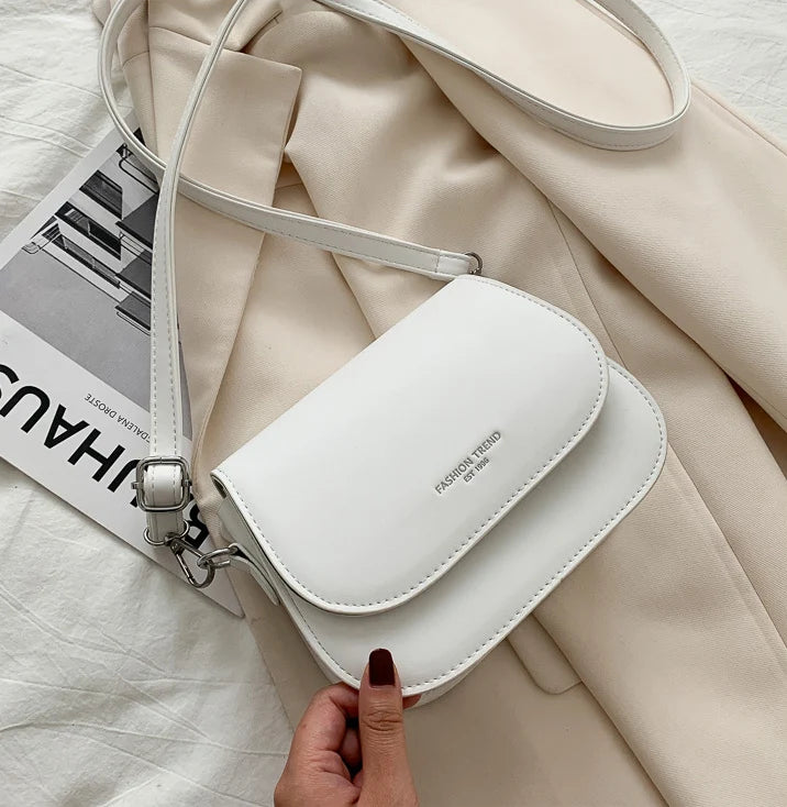 Solid Wild Flap Shoulder Bag Crossbody for Women Small Handbags