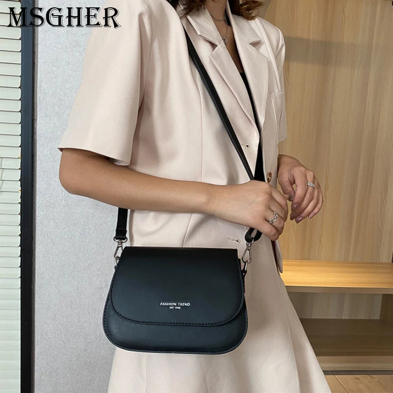 Solid Wild Flap Shoulder Bag Crossbody for Women Small Handbags