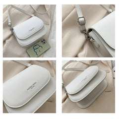 Solid Wild Flap Shoulder Bag Crossbody for Women Small Handbags