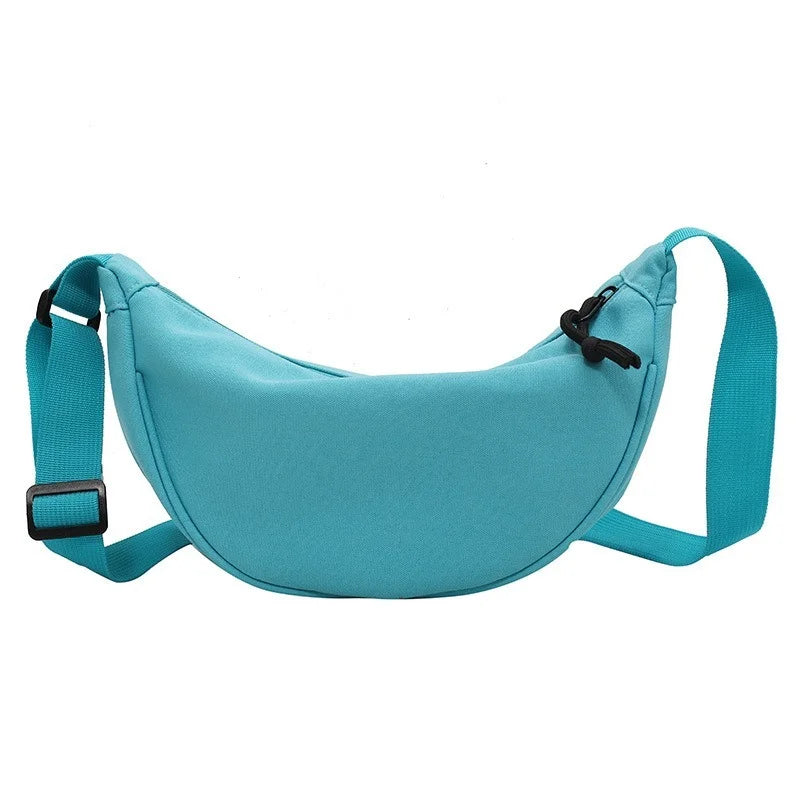 Canvas Sling Bag for Women Hobos Chest Bag with Adjustable Strap