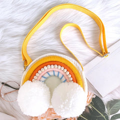 Kids Crossbody Rainbow Purse Girls Handbag Messenger Handbags for Toddlers
