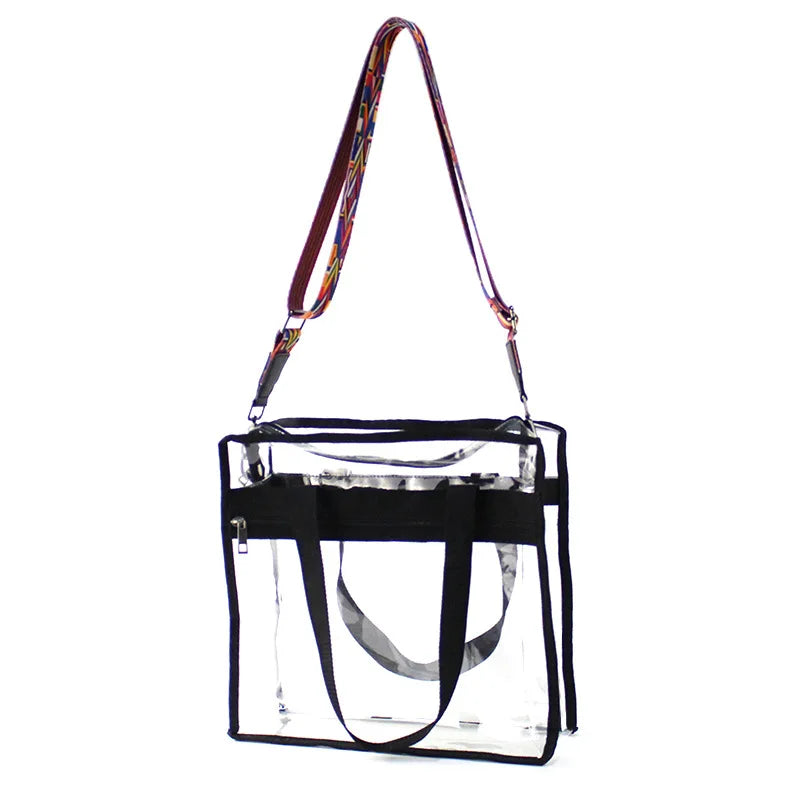 Summer PVC Clear Handbag Large Size Beach Tote Shoulder Bag