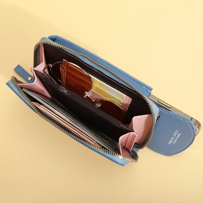 Women's Crossbody Phone Wallet Purse Bag Handbag Wristlet Clutch