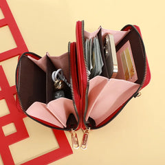 Crossbody Wallets for Women Shoulder Bags Ladies Long Purse Functional