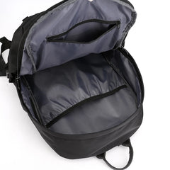 Crossten USB Charging Backpack Waterproof Travel Bag Light Fitness Anti Theft