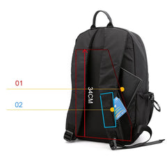 Crossten USB Charging Backpack Waterproof Travel Bag Light Fitness Anti Theft