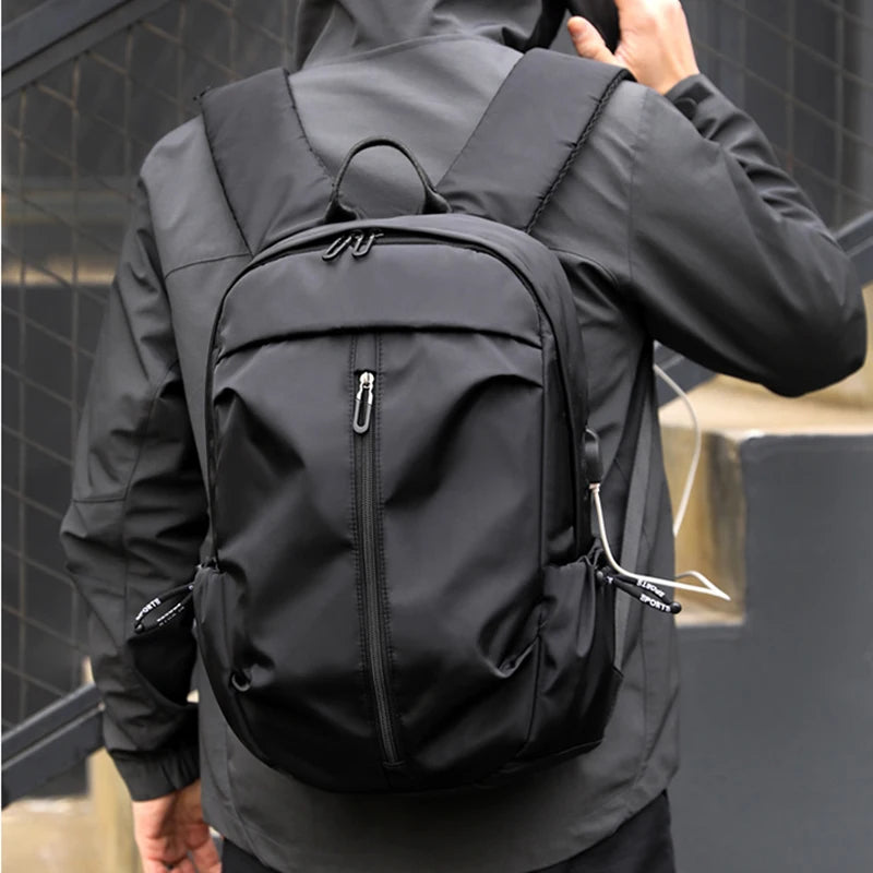 Crossten USB Charging Backpack Waterproof Travel Bag Light Fitness Anti Theft