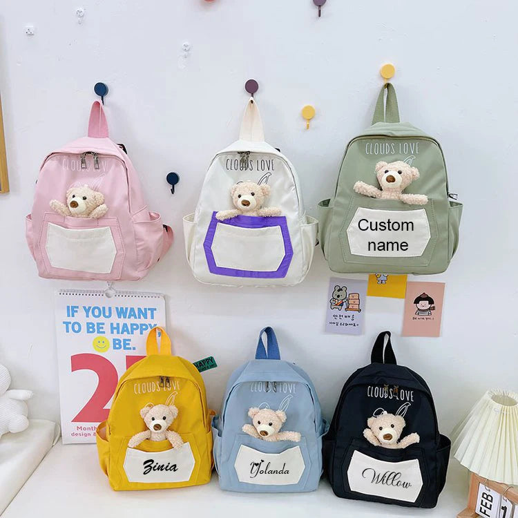 Women Backpack Bear Travel Bagpack Female Shopping Bag