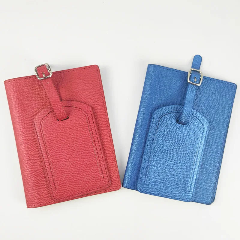 Personalized Passport Cover and Luggage Tag Set