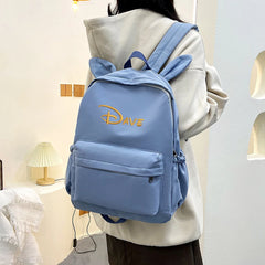 Personalized Embroidered Solid Rabbit School Backpack for Kids